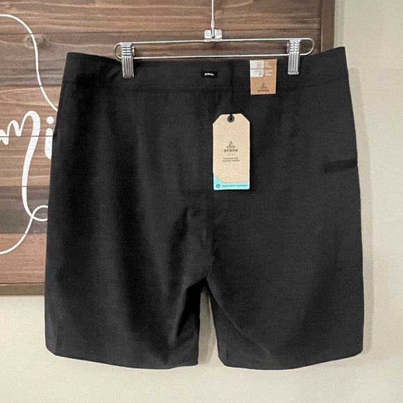 Prana Black Men Swim Board Shorts - Picture 4 of 7